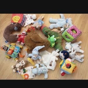 Assorted Plush Baby Toys - Mixed Colors